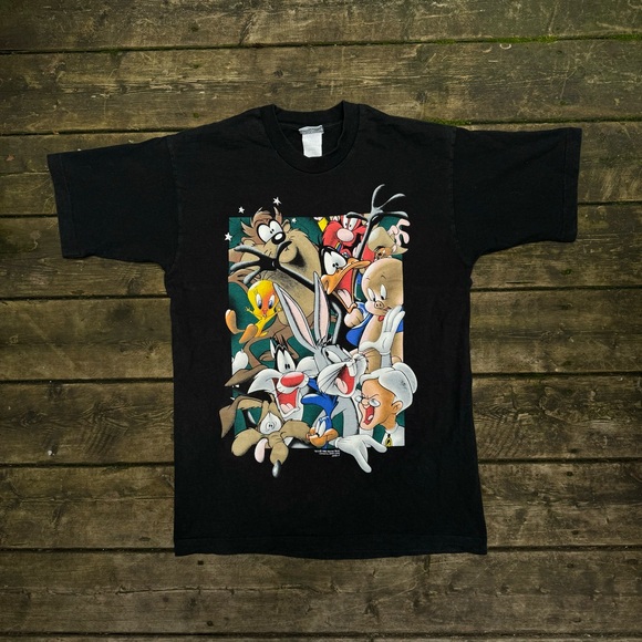 Vintage Looney Tunes 1996 T-Shirt Large single stitch - Picture 1 of 10
